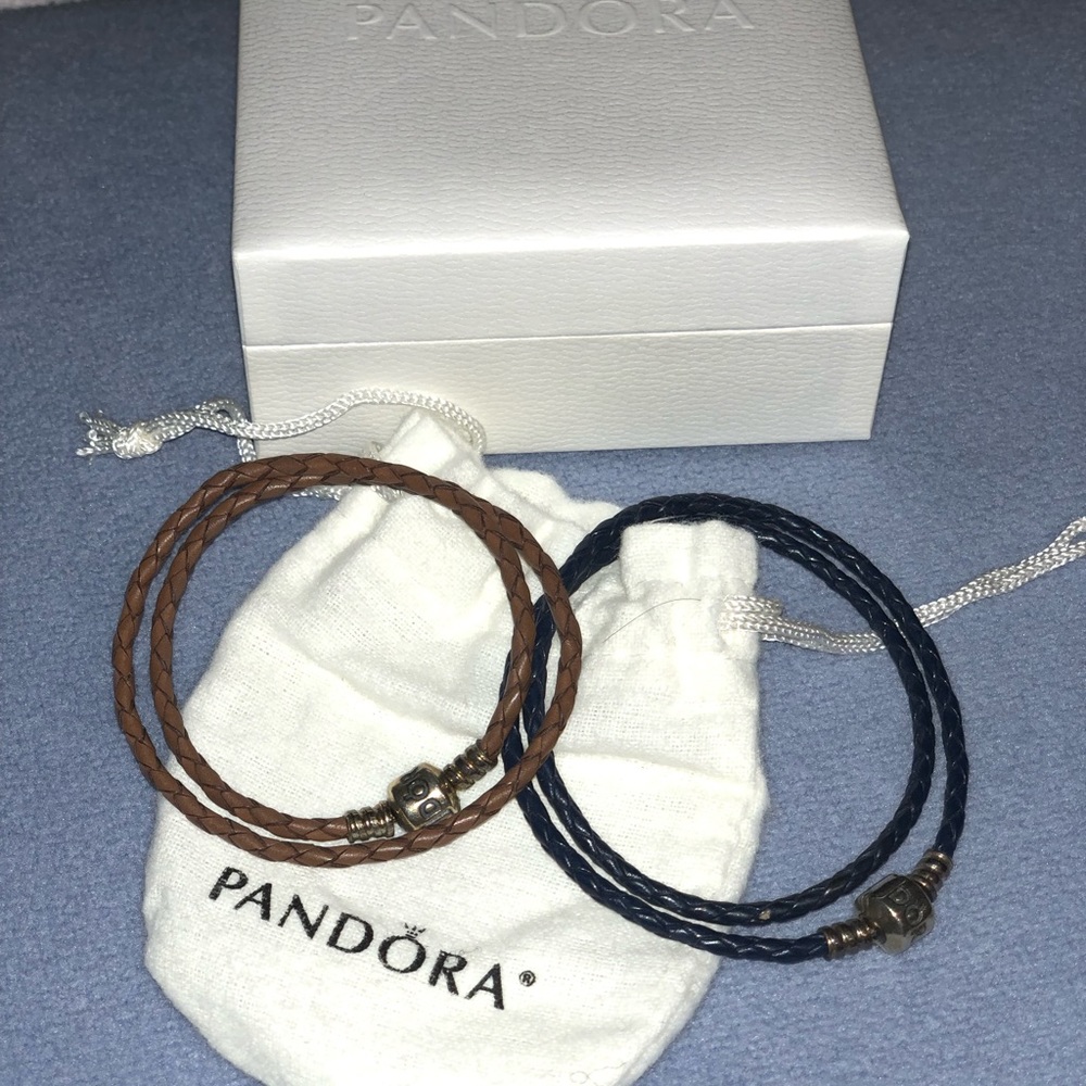 Pandora leather bracelet